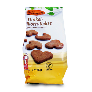 Dinkel-Vollkorn-Kekse Xylit-gesüßt  125 g