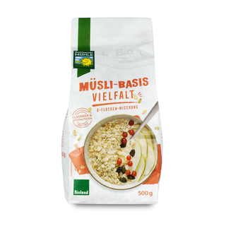 Müsli-Basis Vielfalt  Köstlich & Kernig 6 Flocken Mischung  500 g