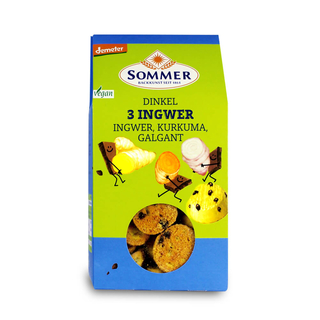 3 Ingwer-Dinkel Cookies demeter  150 g