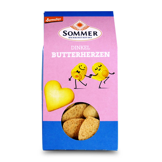 Butter-Herzen Dinkel Bio  150 g